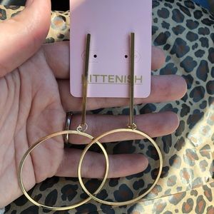 Jessie James Decker Kittenish Gold Hoop Earrings